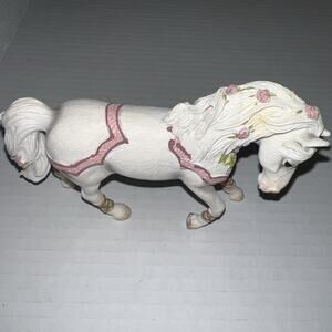 Retired Schleich Bayala World Of Elves Feyas White Stallion Horse
